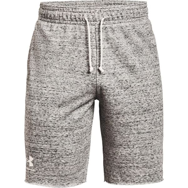 Sportshorts - Under Armour - Rival Terry - Grå - Tight - Andningsbar