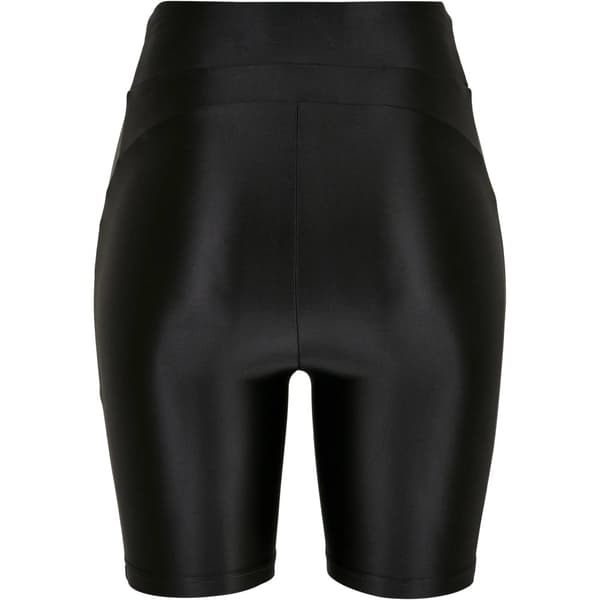Urban Classics Womens/Ladies Metallic Shiny High Waist Cycling Shorts (Pack of 2)