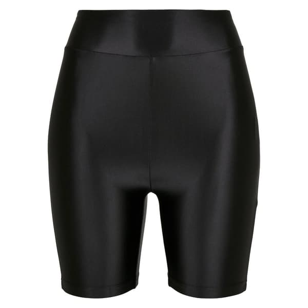 Urban Classics Womens/Ladies Metallic Shiny High Waist Cycling Shorts (Pack of 2)