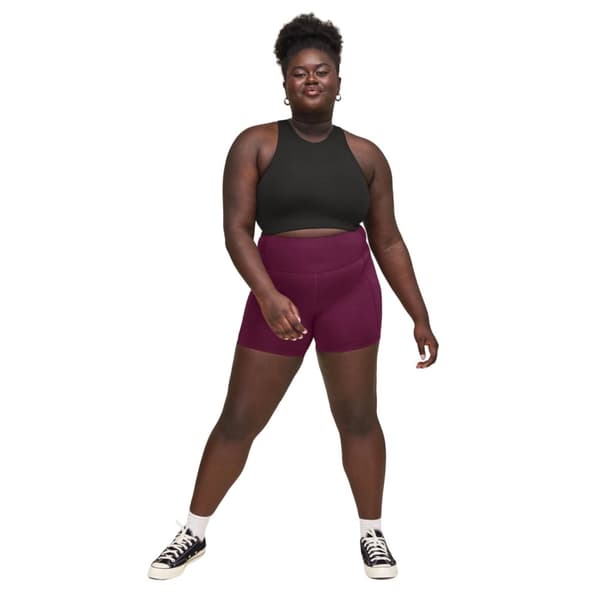 Girlfriend Collective Womens/Ladies Compressive High Rise Running Shorts
