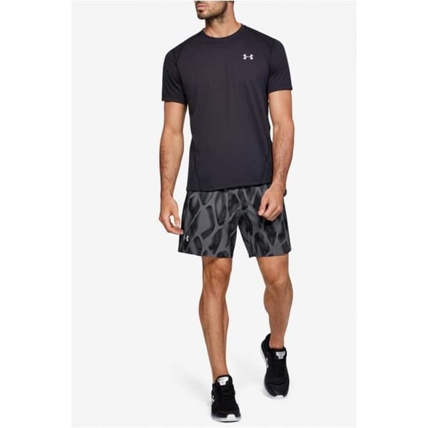 Lätta shorts med tryck - Under Armour - Herr - Svart - Slim fit - Termoreglerande tyg