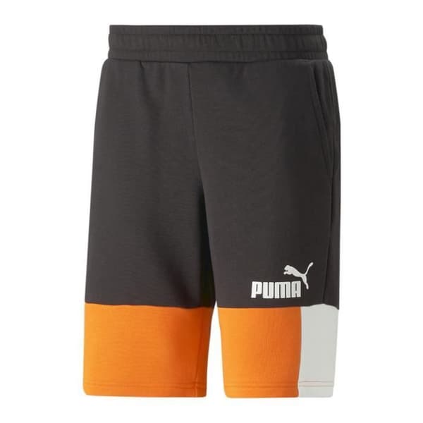 Puma Ess Block svart/orange shorts för män