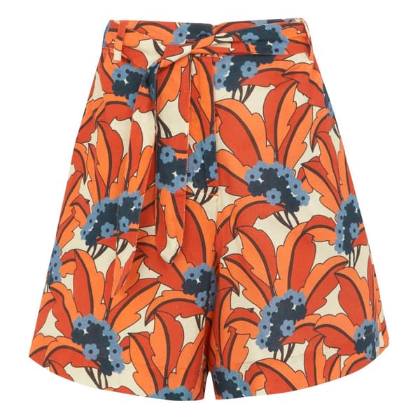 Regatta Dam/Damer Orla Kiely Summer II Tropical Shorts Orange 8 UK