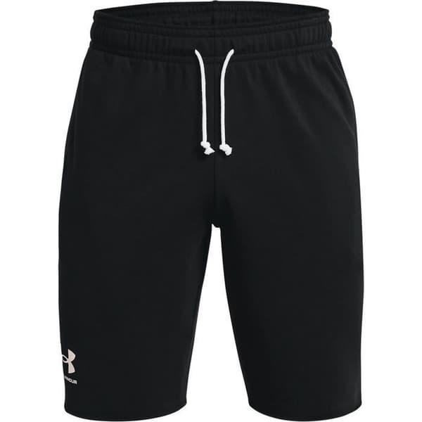 Sportshorts - Under Armour - Rival Terry - Svart - Åtsittande - Andningsbar