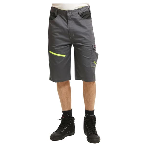 Lee Cooper Mens Stretch Reflective Multi Pocket Cargo Shorts