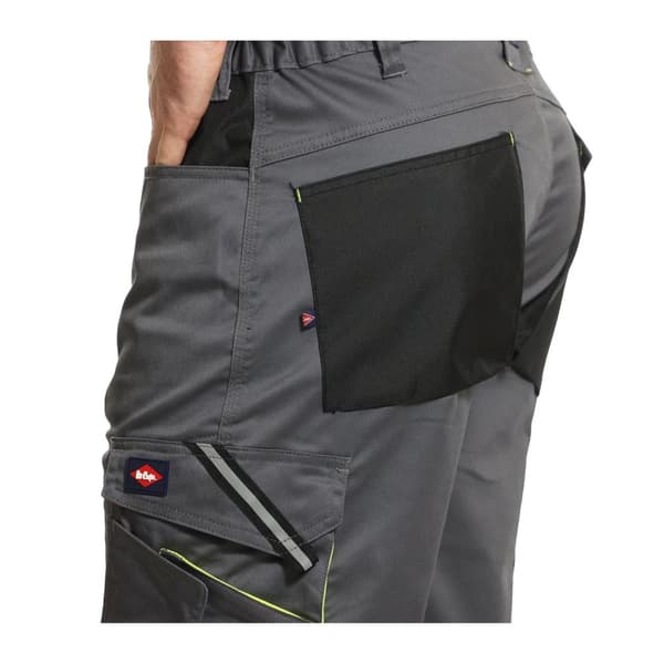 Lee Cooper Mens Stretch Reflective Multi Pocket Cargo Shorts
