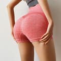 Miniatyrbild 9 av 9: Rosa Fitness shorts med hög midja Large