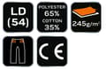 Miniatyrbillede 1 af 8: BASIC shorts, str. LD/54