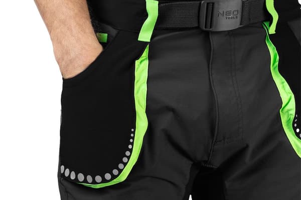 PREMIUM shorts, 4-vejs stretch, sorte, str. XL