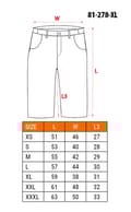 Miniatyrbillede 1 af 9: HD Slim arbejdsshorts, bælte, str. XL