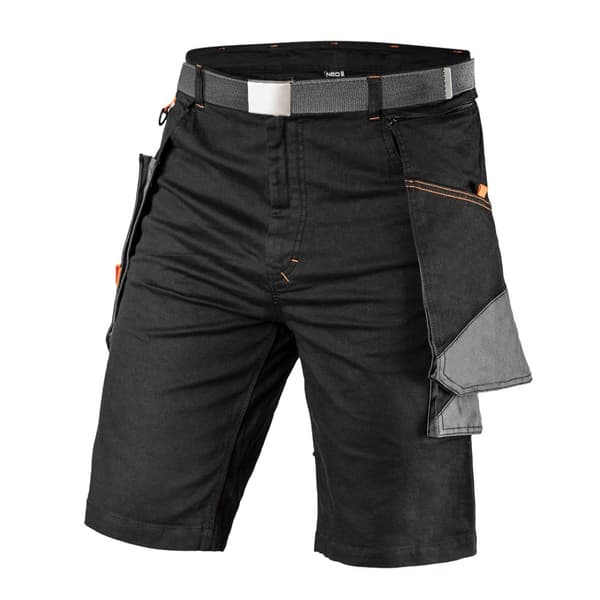 HD Slim työshortsit, vyö, koko XXL