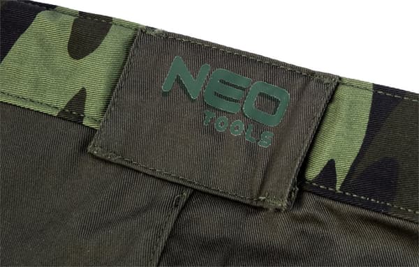 Camo-shorts, str. L