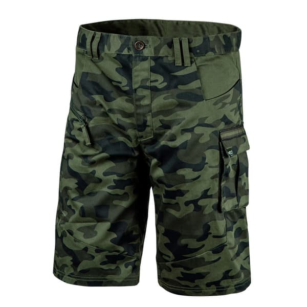 Camo-shorts, str. L