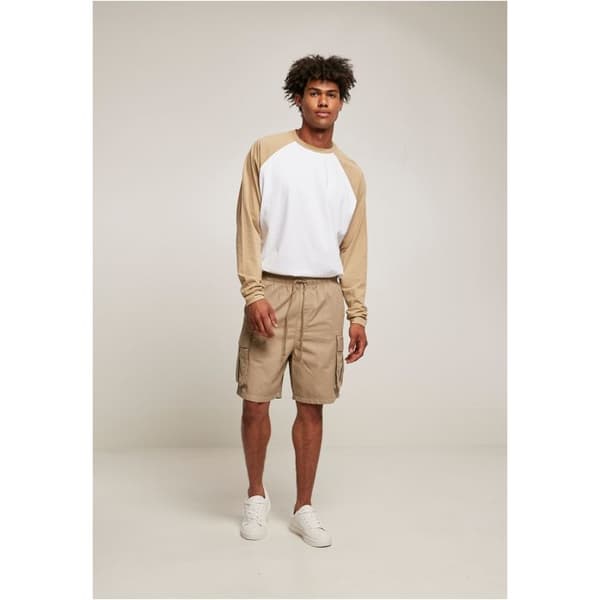 Kort last - Urban Classics - Beige - 100 % bomull - Regular fit - 6 fickor