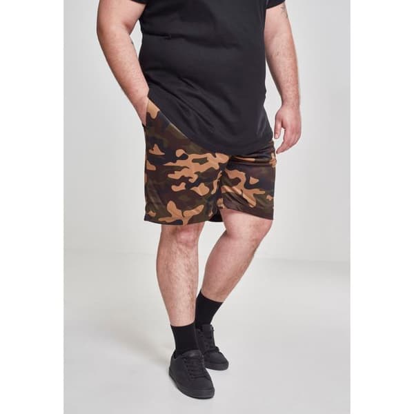 Shorts i mesh - Urban Classic - Camo Mesh Shorts - Militärfärg - Loose fit - Unisex
