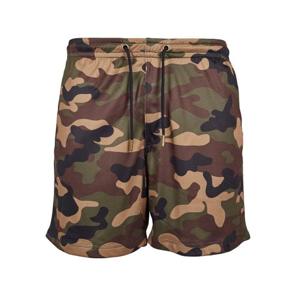 Shorts i mesh - Urban Classic - Camo Mesh Shorts - Militärfärg - Loose fit - Unisex
