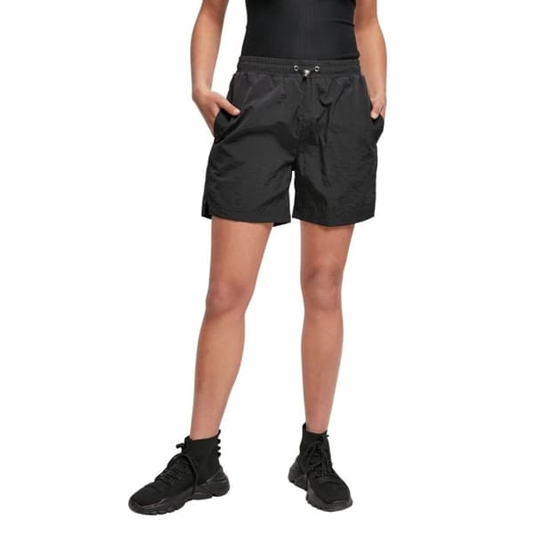 Kort - Urban Classics - Kvinna - Svart - Nylon - Lös passform