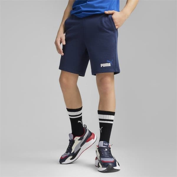 Kort barn - Puma - Essentials+ Tvåfärgad - Blå - Regular - Kille