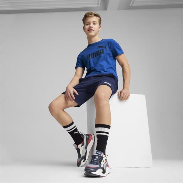 Kort barn - Puma - Essentials+ Tvåfärgad - Blå - Regular - Kille