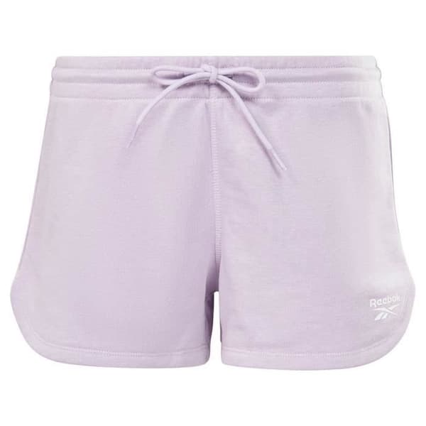 Kort träningsshorts - Reebok - Identity French Terry - Violet Oasis - Dam - Andningsbar