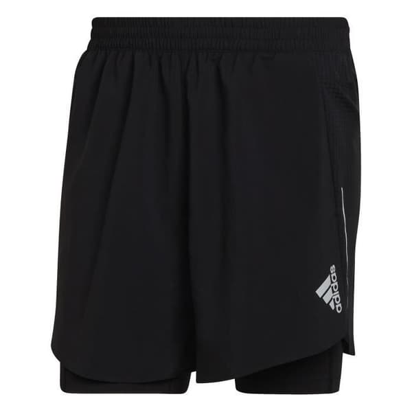 adidas Designed 4 2 in 1 löparshorts - Herr - Svart - Andas - Anti-svettficka