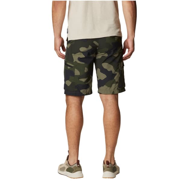 Columbia Silver Ridge Printed Cargo Short 1587033397, Mand, Shorts, Grøn