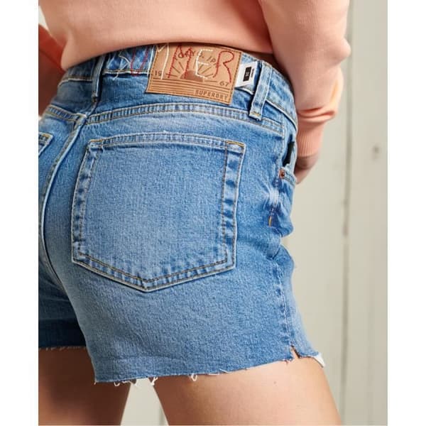 Mini kort smal dam Superdry - broderi folk