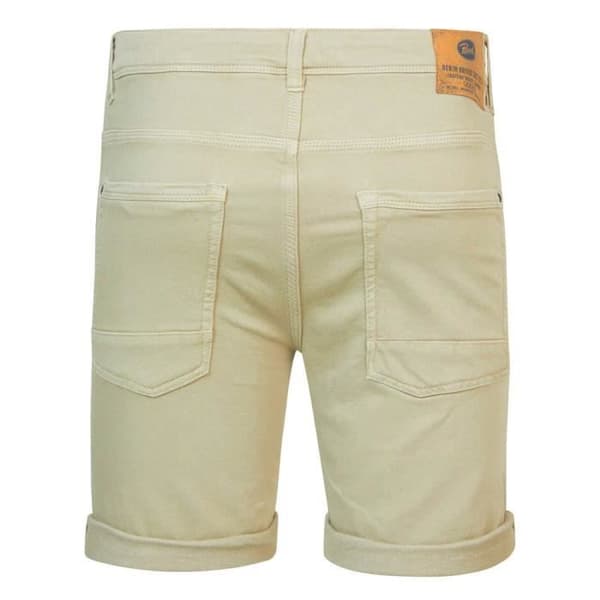 Kort Beige - Petrol Industries - O005 - 77% Bomull - Regular Fit - Standardstorlek