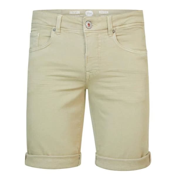 Kort Beige - Petrol Industries - O005 - 77% Bomull - Regular Fit - Standardstorlek