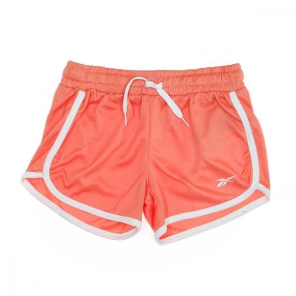 Kort sportshorts Korall Barn Reebok Mesh - Barn - Dam - Orange - 100% polyester