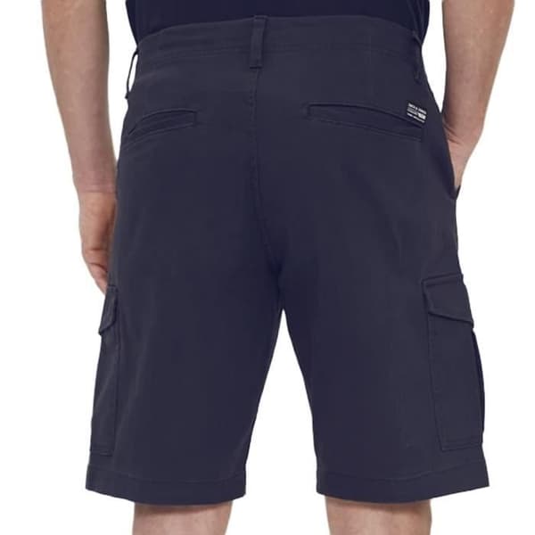Kort last - JACK &amp; JONES - Charlie - Marin - 98% Bomull - 2% Elastan - Flera fickor