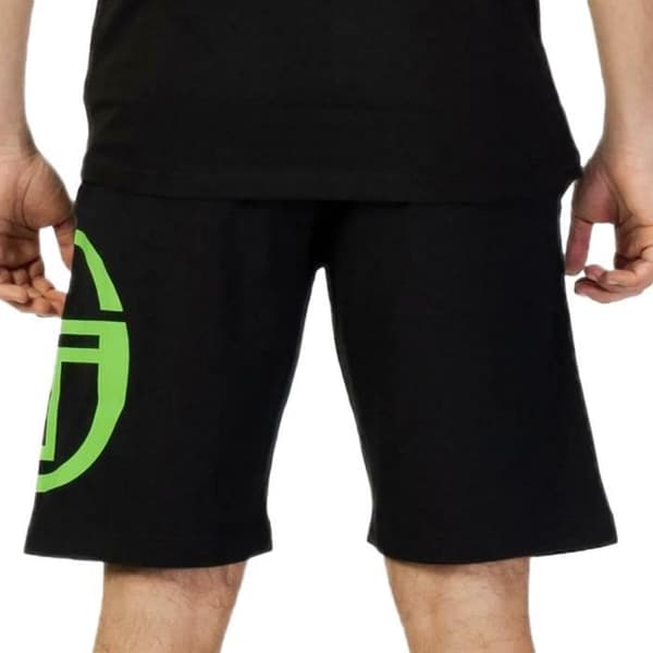 Kort Svart Herr Sergio Tacchini Tum - Grön - Elastisk midja - 100% Bomull