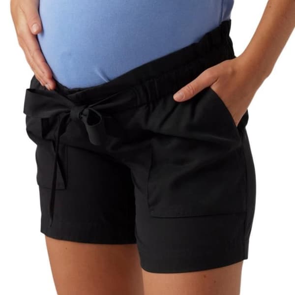 Kort graviditetsbyxor svart kvinna Mamalicious Bethune Woven - MAMALICIOUS - Bethune Woven - svart - 100% Lyocell