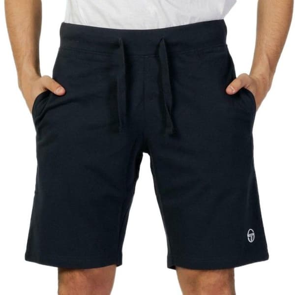 Korta Herr Marine Sergio Tacchini - Färg Blå - Elastisk Storlek - 100% Bomull