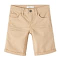 Miniatyrbild 1 av 2: Beige pojkshorts NAME IT Twiisak - Dragkedja - Muddkanter - Slim fit