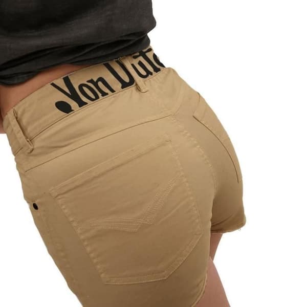 Kort Femme - VON DUTCH - SPICY - Beige - Slim - 5 Fickor