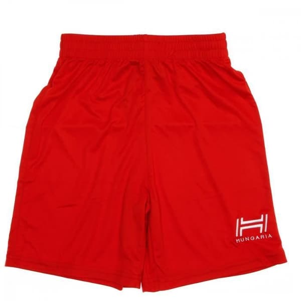 Short - Ungern - Premium - Kille - 100% polyester - Röd