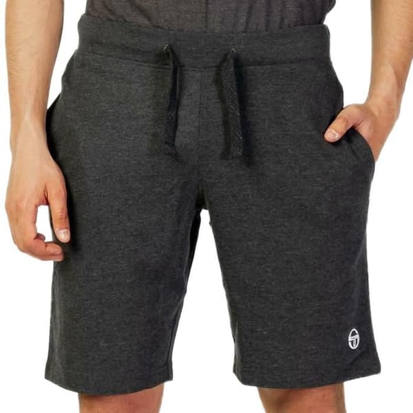 Kort i bomull - Sergio Tacchini - Herr - Grå - Rakt snitt