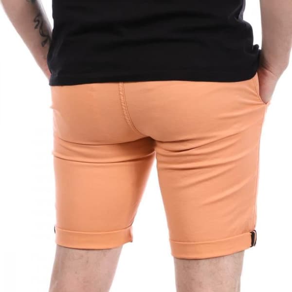 Kort Chino Man - RMS26 - Aprikos - Klassisk Snitt - Dragkedja - Sidofickor