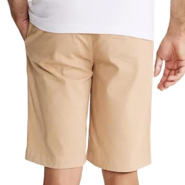 Kort beige man - TBS - OBER - 99% bomull - 1% elastan - Fram- och bakfickor