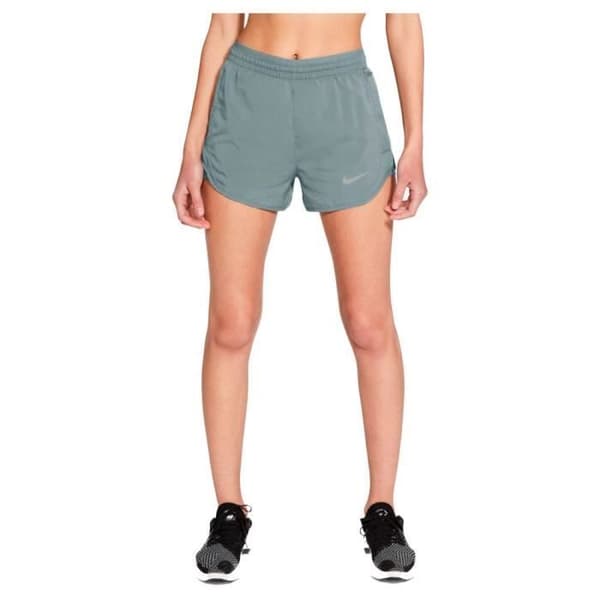 Nike W NK Tempo Luxe 2IN1 Short, Smoke Grey-Smoke Grå-Reflekterande Silv, S Dam