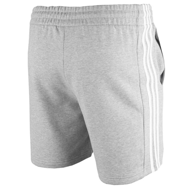 adidas Essentials French Terry 3-Stripes Shorts IC9437, Man, Shorts, Grå