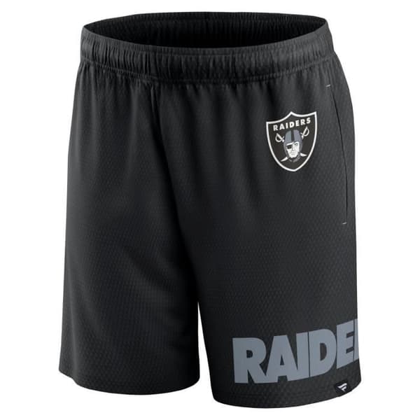 Shorts i mesh för män Las Vegas Raiders NFL - Fanatics - Svart - 100% polyester