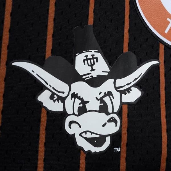 Shorts för basket M&amp;N University Of Texas - Svart - Herr - 100% polyester