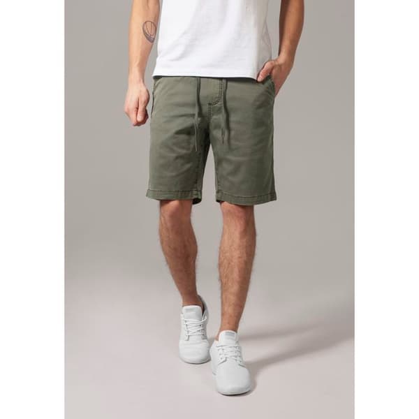 Joggshort - URBAN CLASSICS - Chino - Off-white - 98% bomull - Bekväm och elastisk