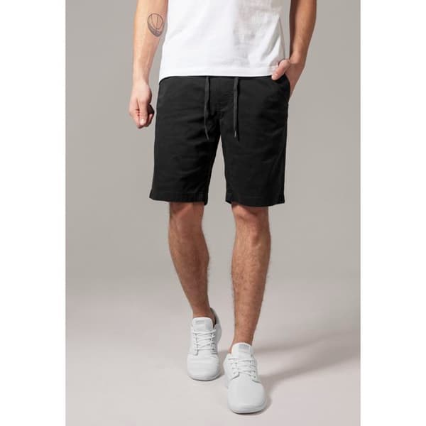 Joggshort - URBAN CLASSICS - Chino - Off-white - 98% bomull - Bekväm och elastisk