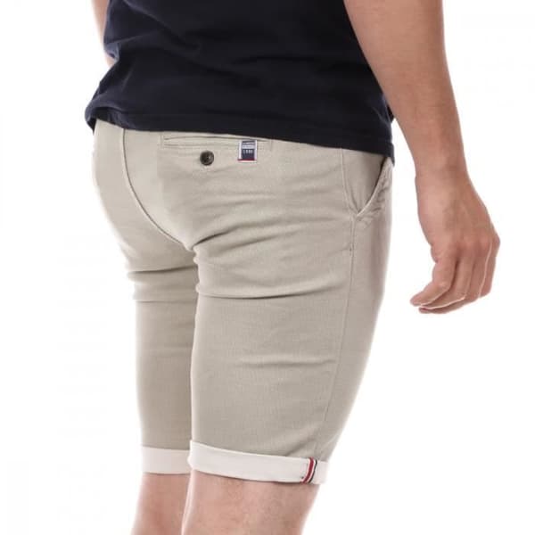 Short Homme - La Maison Blaggio - Grå - Klassisk passform - 5 fickor - Dragkedja