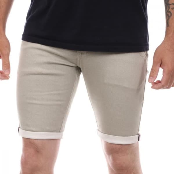 Short Homme - La Maison Blaggio - Grå - Klassisk passform - 5 fickor - Dragkedja