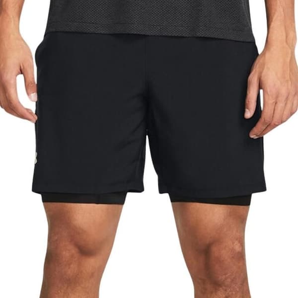 Kort Sportbyxa Svart Man Under Armour Ua Launch 7