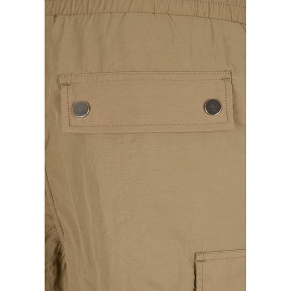 Korta Cargo - Urban Classics - Grön Kaki - 100% Polyester - Elastisk Midja - Cargo Fickor